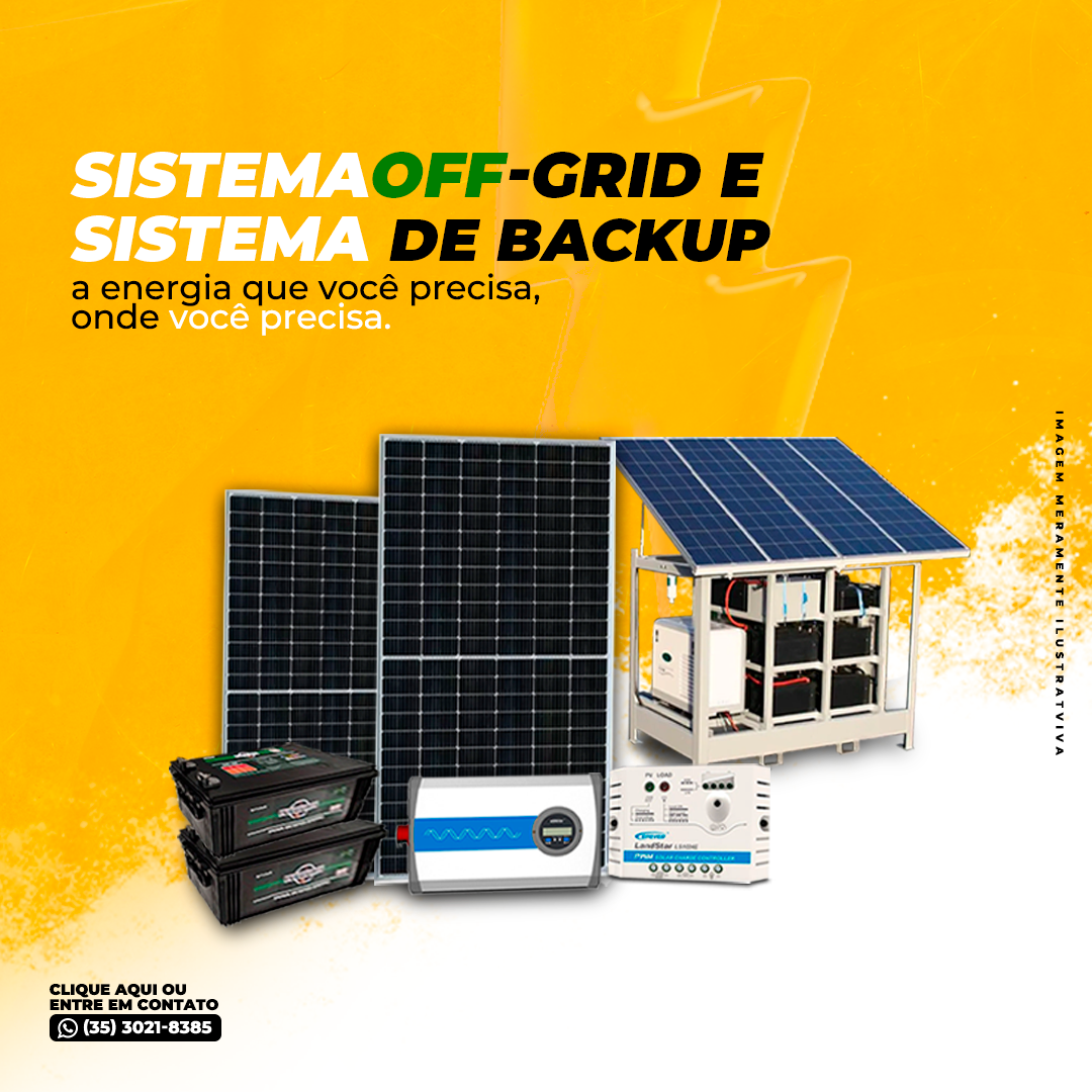 Sistema Off-Grid e Sistema de Backup